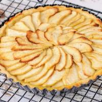Apple Tart · The sweet French pastry crust with fresh fruits.