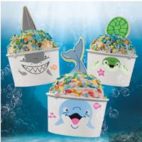 Dolphin Creature Creation · Choose a character and customize with your favorite flavor, plus sprinkles and a chocolate t...