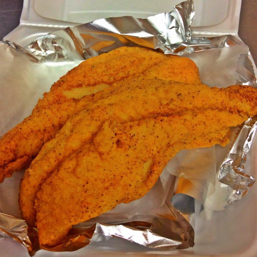 2 Piece Fried Catfish · Served with 2 sides and a choice of bread.