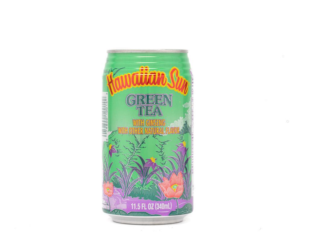Green Tea - 6 pack · Green tea with ginseng.
Made in Hawaii