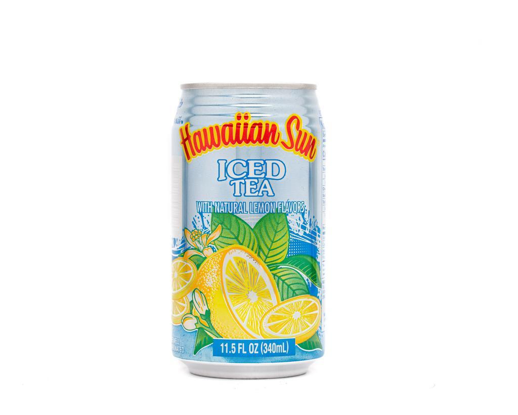 Lemon Iced Tea - 6 pack · Iced tea with lemon juice.
Made in Hawaii