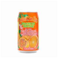 Passion Orange - 6 pack · Passion fruit juice and orange juice.
Made in Hawaii