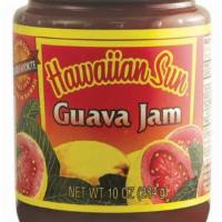 Guava Jam · Guava jelly made from big Island guava fruit.