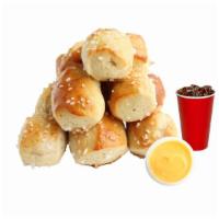 Pretzel Bites Meal · Our famous soft pretzel bites that are perfect for snacking on the go! Includes 1 Dipping Sa...