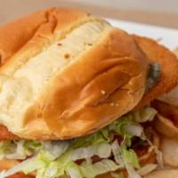 CLASSIC CHICKEN SANDWICH · Grilled or Crispy Panko Crusted Chicken Breast, Lettuce, Tomato, Pickle, Red Onion, Roasted ...