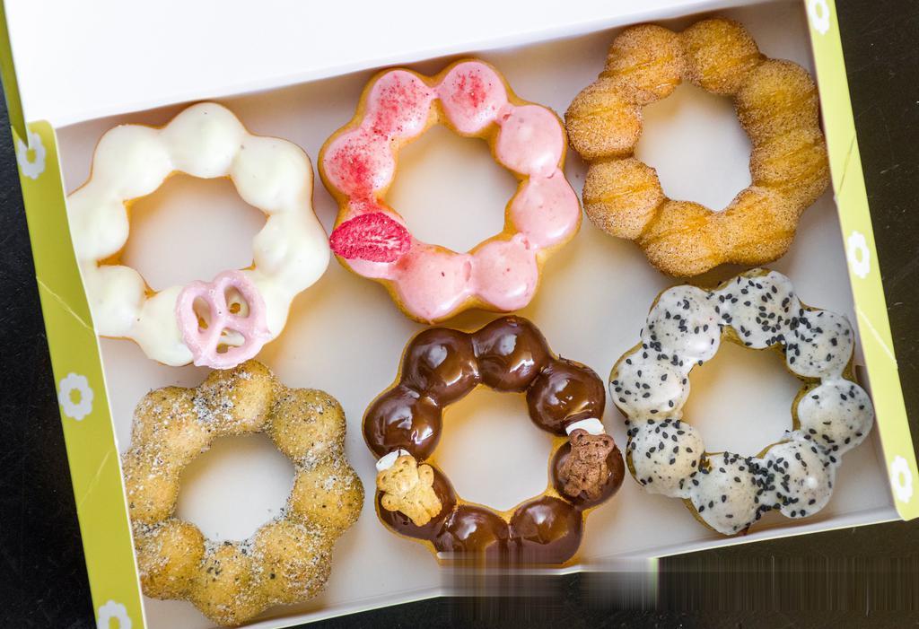 Half Dozen Premium Mochi Donuts · Flavors of the day! We use the organic & premium ingredient for our mochi donuts and we rotate our flavors every 3 days.