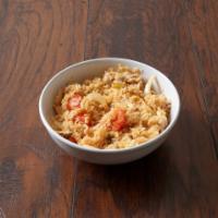 House Special Fried Rice · Choice of meat stir-fried with eggs, onions and tomatoes.