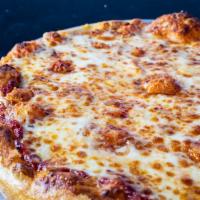 3 Cheese Pizza · house marinara sauce, mozzarella, provolone and asiago cheese (vegetarian)