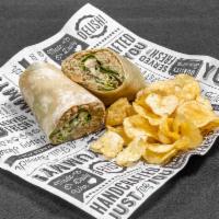 The Chicky Wrap · House-made chickpea 