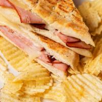 Ham and Swiss Grilled Sandwich · 