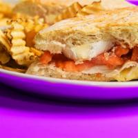 Turkey, Brie and Tomato Grilled Sandwich · 