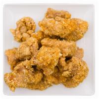 Popcorn Chicken · Juicy and tender halal chicken bites with a salt and pepper seasoning. 