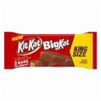 Kit Kat Big Kat King Size 3oz · Five crisp wafers layered with milk chocolate. With two bars per pack, it’s perfect for shar...