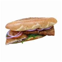 Chicken Cutlet Sandwich  · Thinly sliced chicken sandwich.