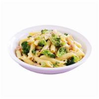 Chicken with Broccoli with Ziti · With garlic and oil.