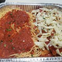 Sunday Dinner For 2 · Chicken Parm., Pasta tomato sauce , Salad and Garlic Breadà