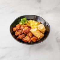 C17. General Tso's Chicken Combination Plate · Hot and spicy.