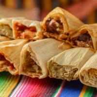 poblano with cheese tamale · 