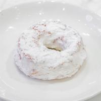 Vegan donut · Plain, Cinnamon, Powdered sugar, Chocolate, Glaze