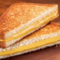Grilled cheese · American cheese with butter on toast 