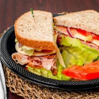 House Club Sandwich · Ham, turkey, bacon and provolone.
