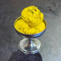 Saffron Ice Cream · Mix of Saffron, rose water, pistachios and dairy products that turned into the rich flavored...