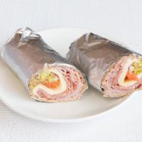 Italian Wrap · Served on your choice of wrap with lettuce, tomato, mayo and onion.
