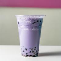 Taro Bubble Tea  · If you haven't tried a taro, this is a chance.