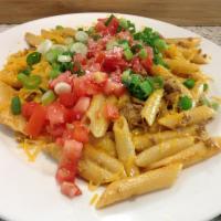 1. Texas Tijuana Taco Penne · A creamy blend of special ground chicken breast and our secret mix of Mexican spices. Garnis...