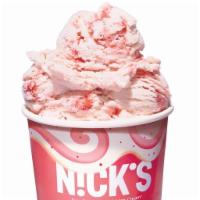Nick's Strawbär Swirl Ice Cream (1 Pint) · Swedish-style Light Ice Cream. Luscious vanilla ice cream swirled with ribbons of strawberry...