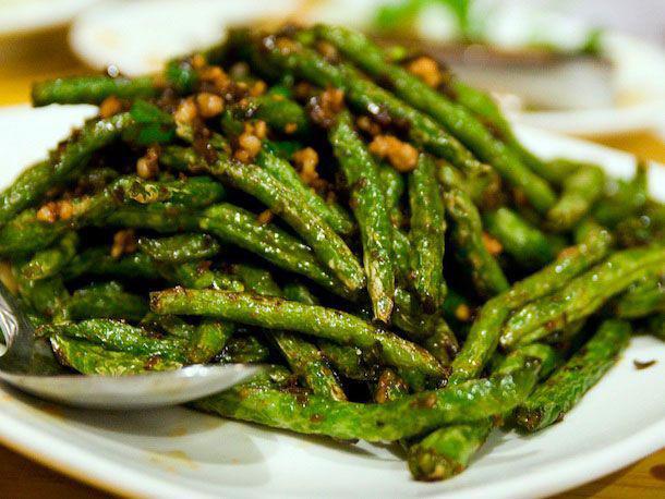 Dry Sauteed String Beans with Meat · Pork. Hot and spicy.