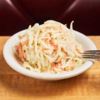 Coleslaw · Homemade and mayonnaise-based.