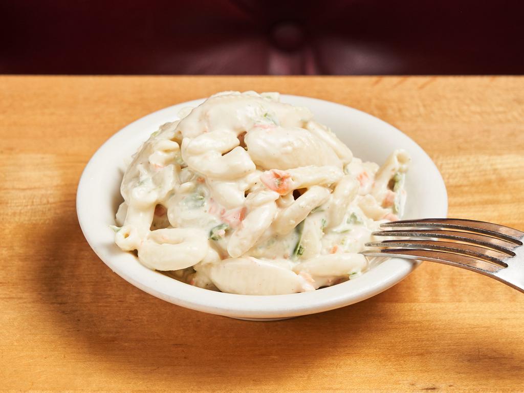 Macaroni Salad · Homemade and mayonnaise-based.