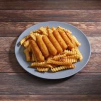 6 Mozzarella Sticks with Fries · 