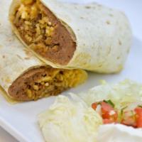 Anaconda Burrito · Make your own anaconda burrito filled with rice and beans and your choice of fillings. Serve...