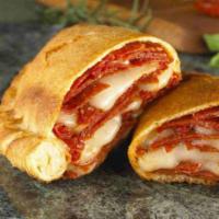 Stromboli · Served with ham, pepperoni and cheese.
