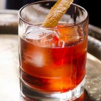 Boulevardier  · Bourbon or rye whiskey, campari and sweet vermouth. Must be 21 to purchase. 