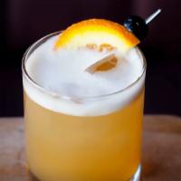Whiskey Sour · Bourbon or rye, lemon, egg white tequila, Cointreau, lime juice and coarse salt on the rim. ...