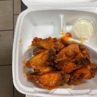 Regular Wings · Includes blue cheese.