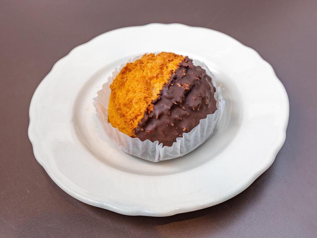 Coconut Macaroon Chocolate Dipped · 1 piece.