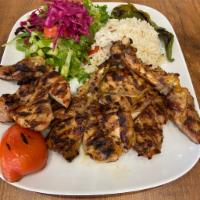 Chicken Chops · 3 pieces. Char-grilled tender pieces of chicken legs.