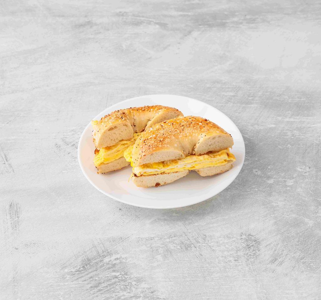 2 Eggs Signature Breakfast · You are selecting a sandwich. To order bread on the side, scroll down and check the 'bread on the side' check box. Served with a bagel or toast.