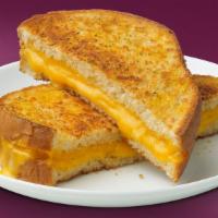 Kids Grilled Cheese · Kids grilled cheese on Texas toast with American cheese, french fries, apple slices and choi...