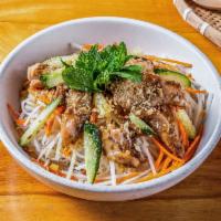 Chicken Noodle Salad · Salad with chicken that has been cooked in a spicy buttery sauce.