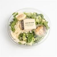 Caesar Salad ·  Romaine lettuce, lemon, Parmesan, croutons, with Caesar dressing on the side.