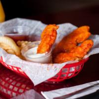 4 Piece Tenders Basket · Add side for an additional charge.