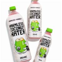 Harmless Harvest Coconut Water · Our delicious, organic coconut water is clear when bottled, some of them turn pink when the ...