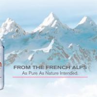 Evian Water · Natural Mineral Water from the French Alps.