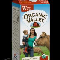 Organic Valley Milk · Half Gallon.
