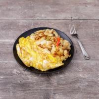 Swiss Omelette · Served with home fries or French fries and toast